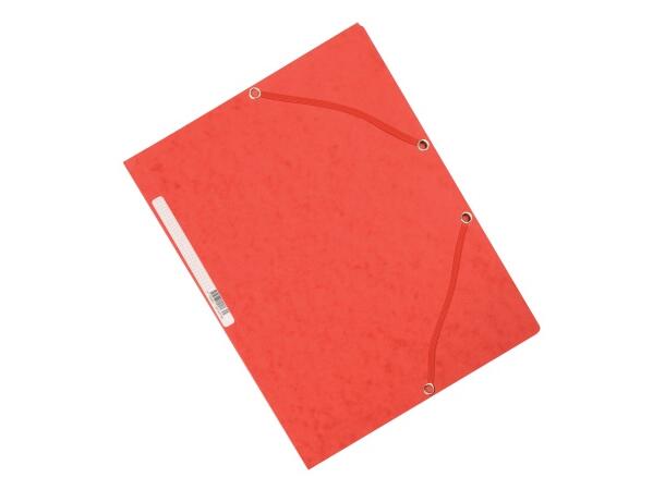 Strikkmappe EXACOMPTA 3 kl 355g A4 rød 